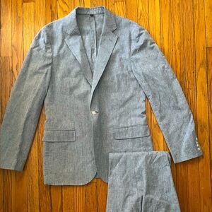 J. Crew Ludlow Slim grey linen suit (new condition)